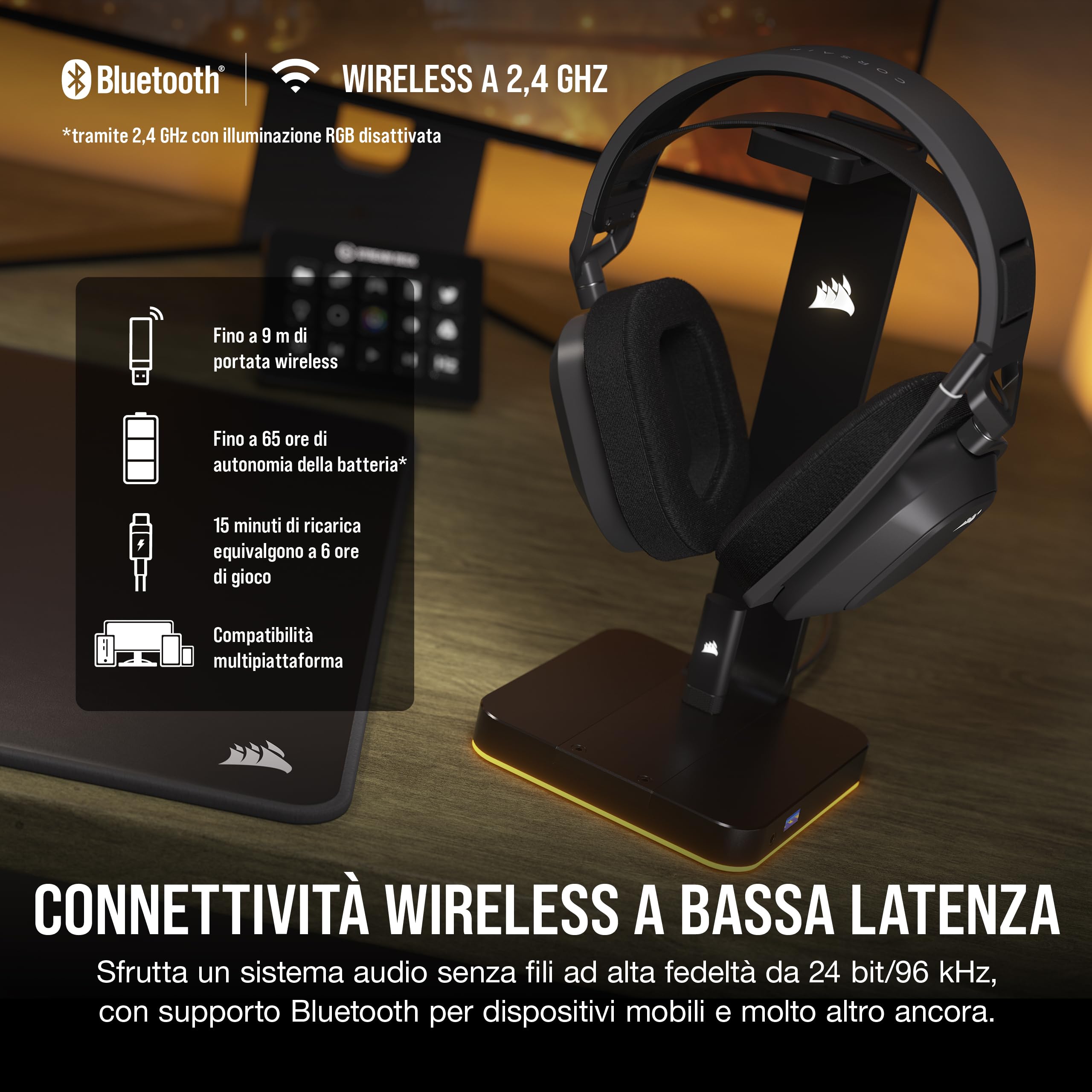 corsair-hs80-max-cuffie-gaming-wireless-bluetooth-dolby-atmos-grigio-acciaio image 3