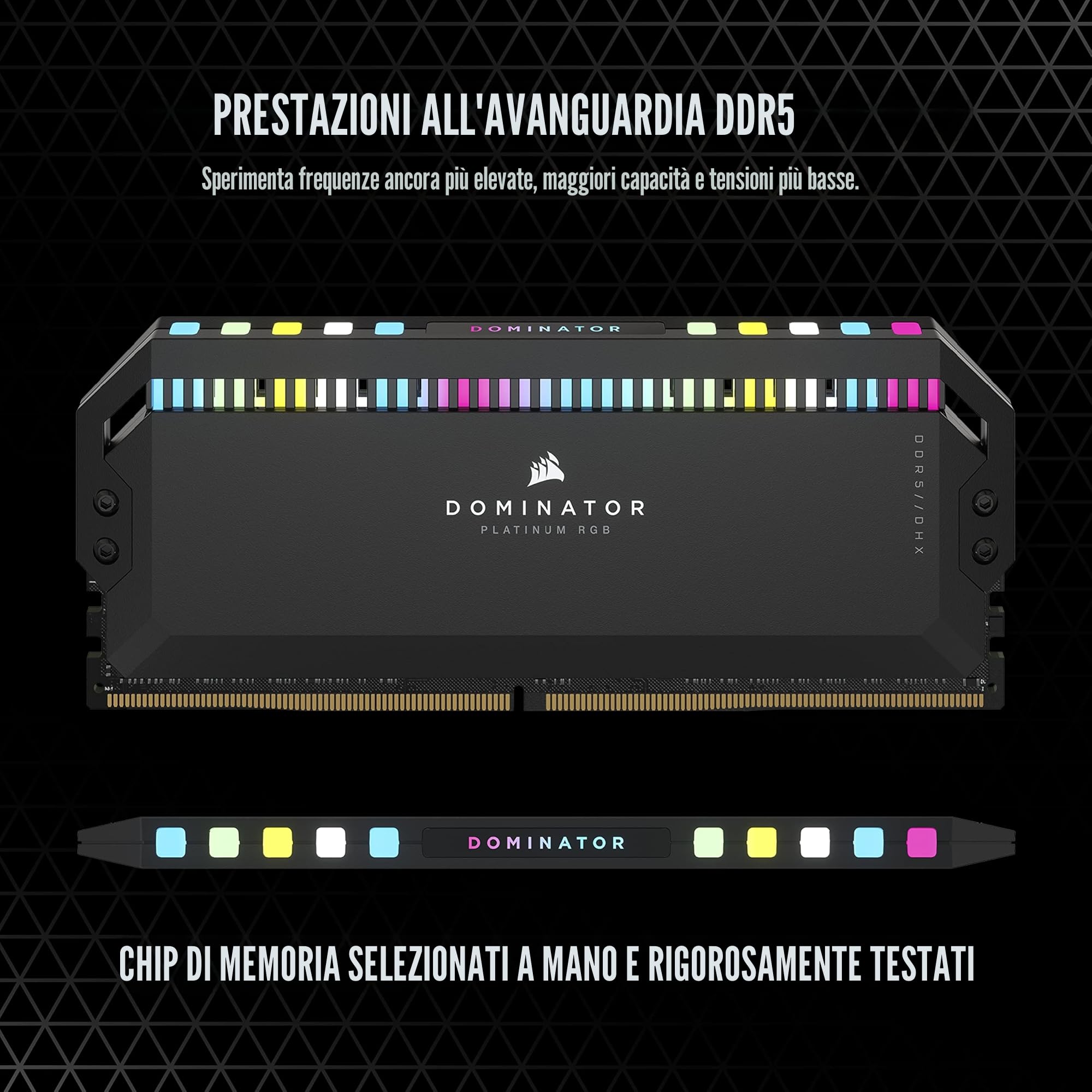 corsair-dominator-platinum-rgb-ddr5-64gb-2x32gb-5600mhz-cl40-intel-xmp-nero image 3