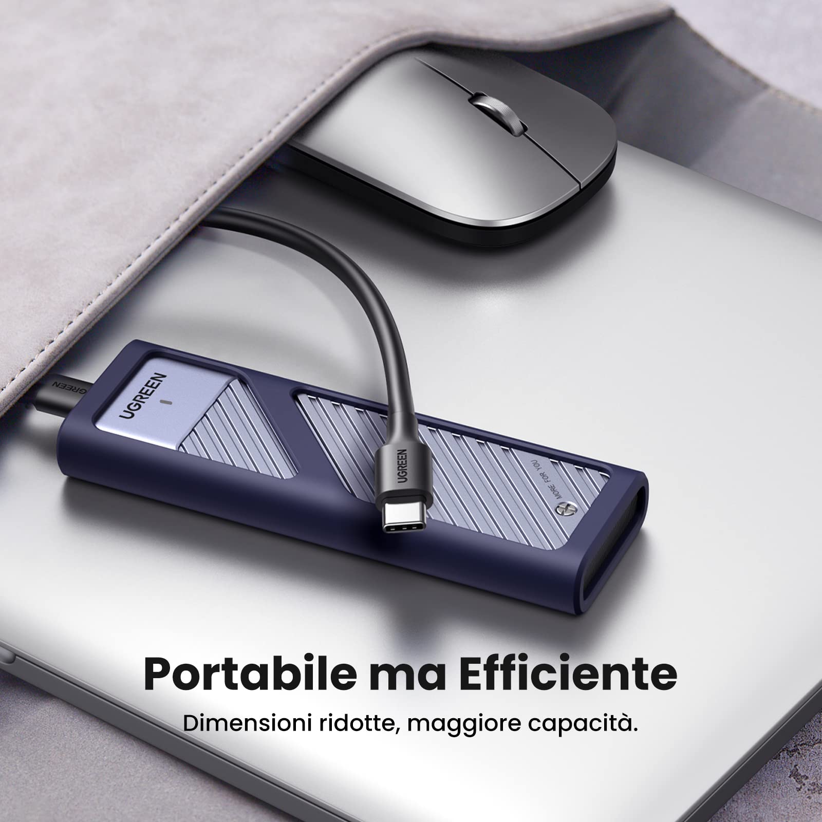 ugreen-case-esterno-ssd-m-2-nvme-pcie-usb-c-3-2-gen2-10gbps-fino-a-4tb image 7