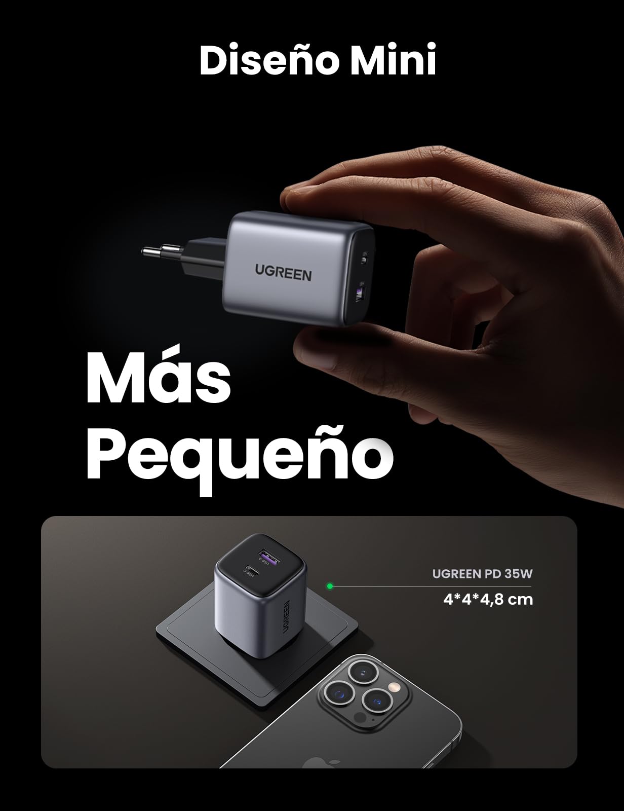 ugreen-nexode-caricatore-auto-usb-c-gan-35w-usb-a-22-5w image 4