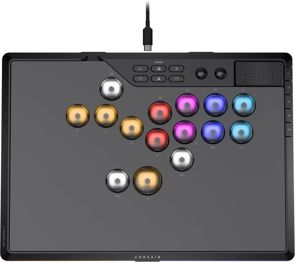 corsair-novablade-pro-controller-hall-wireless-15-tasti-ps5-pc image 1