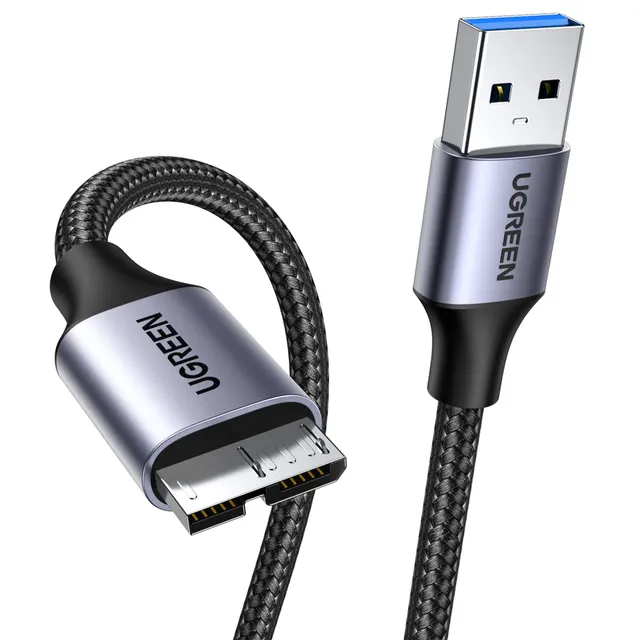 ugreen-cavo-hard-disk-micro-b-a-usb-3-0-a-5gbps-0-5m image 1