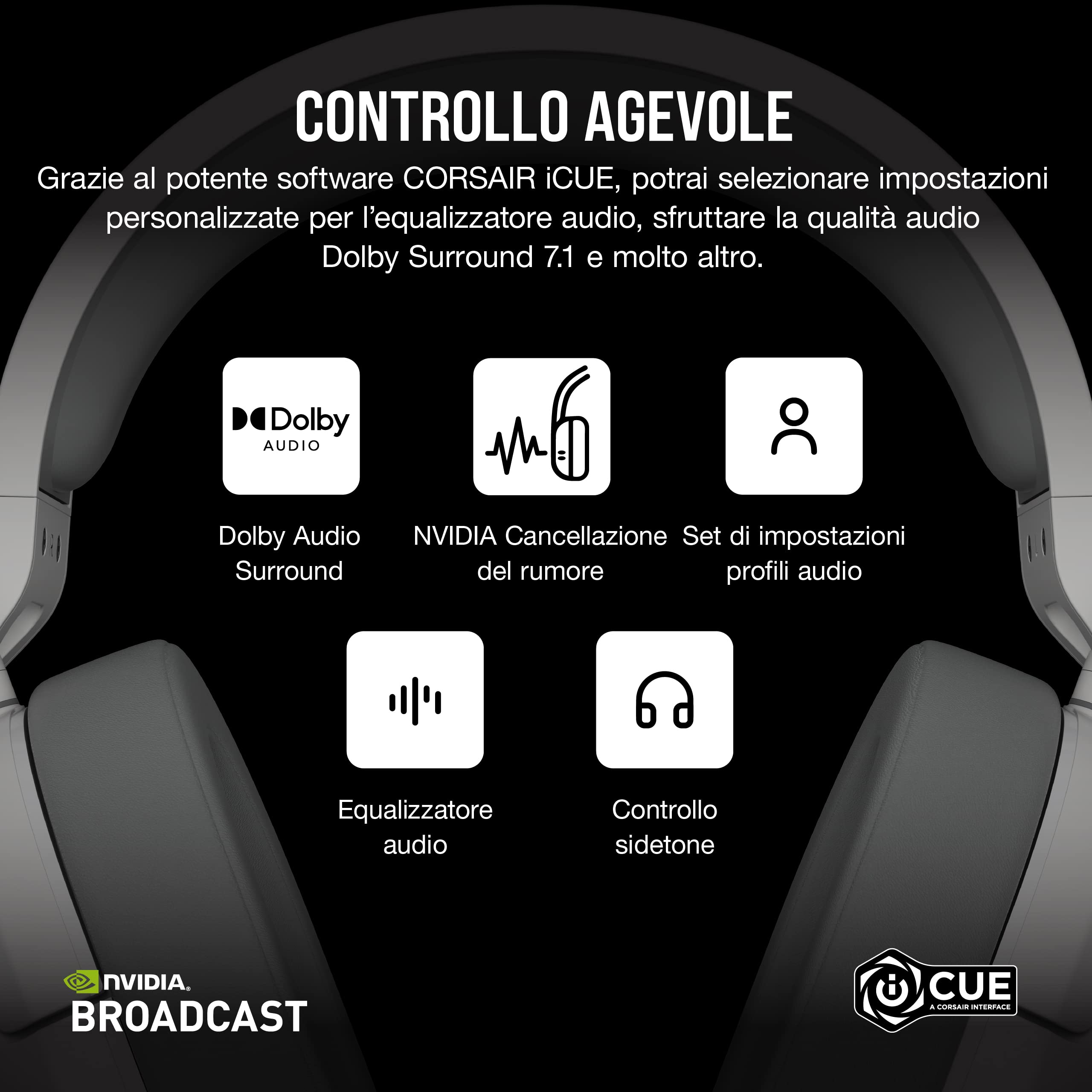 corsair-hs55-wireless-cuffia-gaming-con-microfono-bianco image 6