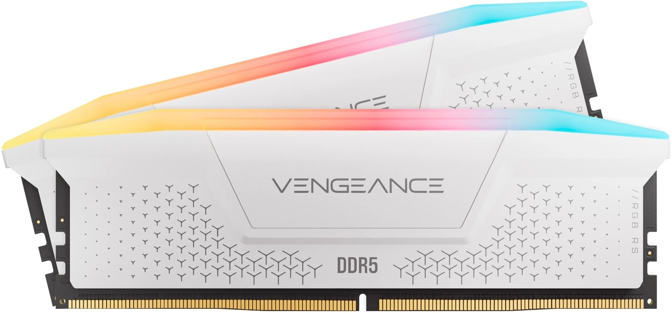 corsair-vengeance-rgb-rs-ddr5-16gb-2-x-8gb-5200mhz-cl40-bianco-amd-expo-e-intel- image 1