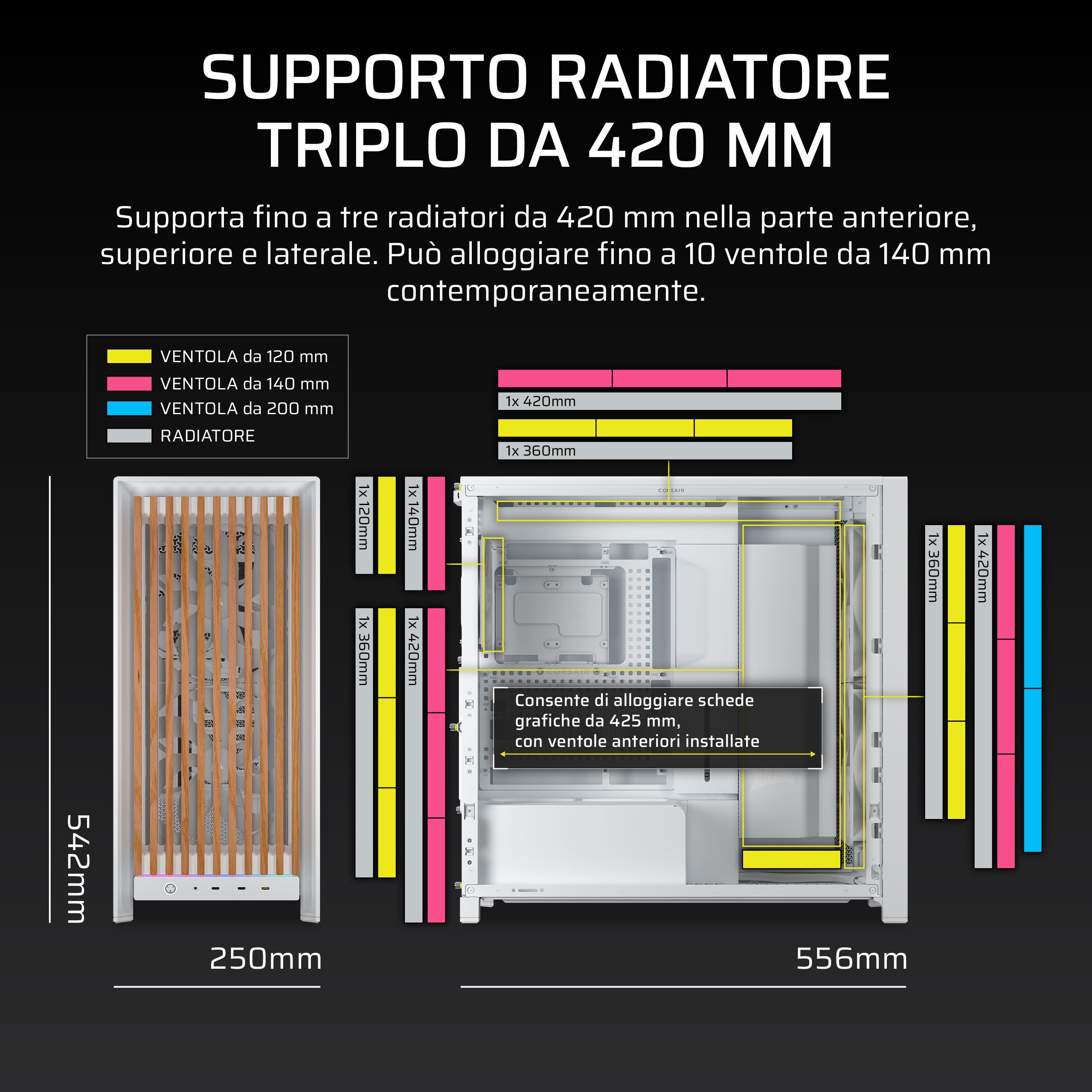 corsair-frame-5000d-wood-rs-case-pc-mid-tower-atx-bianco-rovere-pannello-frontal image 7