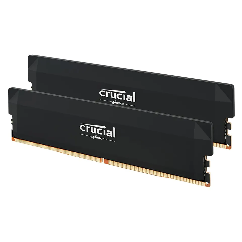 crucial-pro-ram-ddr5-64gb-kit-2x32gb-6400mhz-cl40-nero image 1