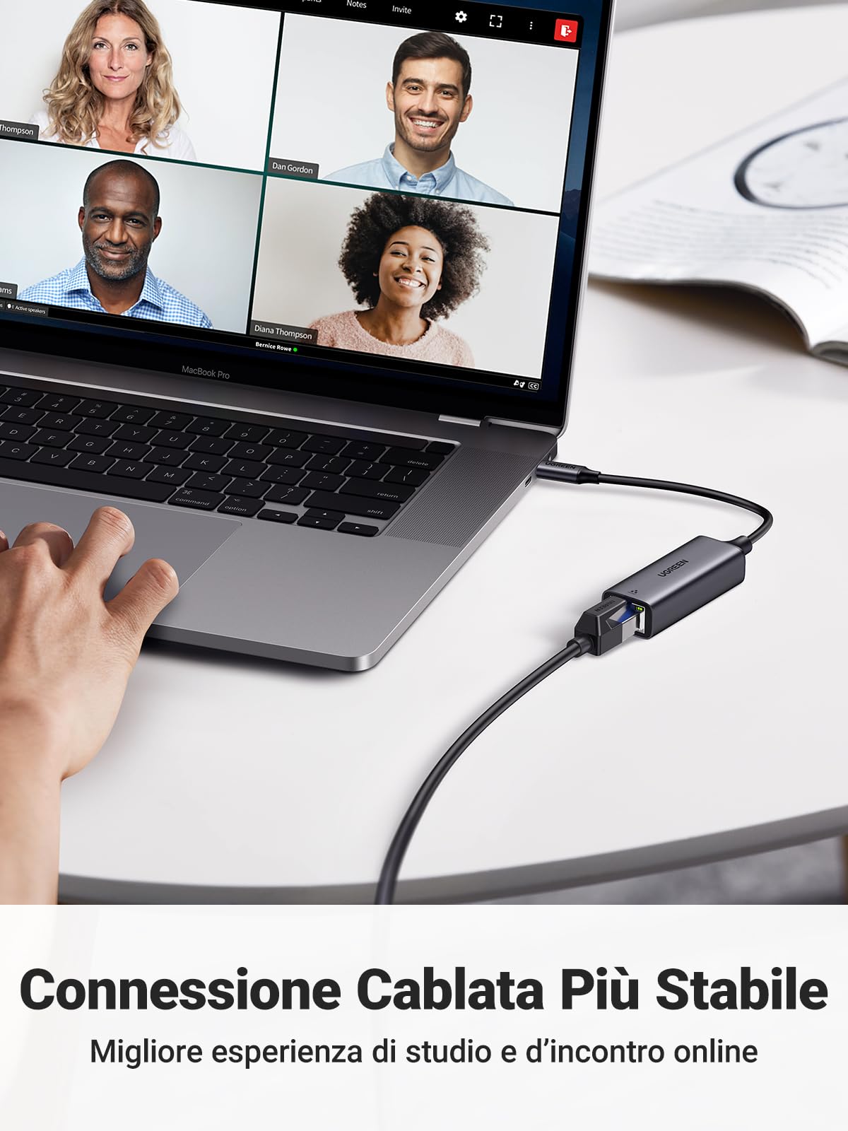 ugreen-adattatore-ethernet-usb-c-a-rj45-1000mbps-in-alluminio image 3