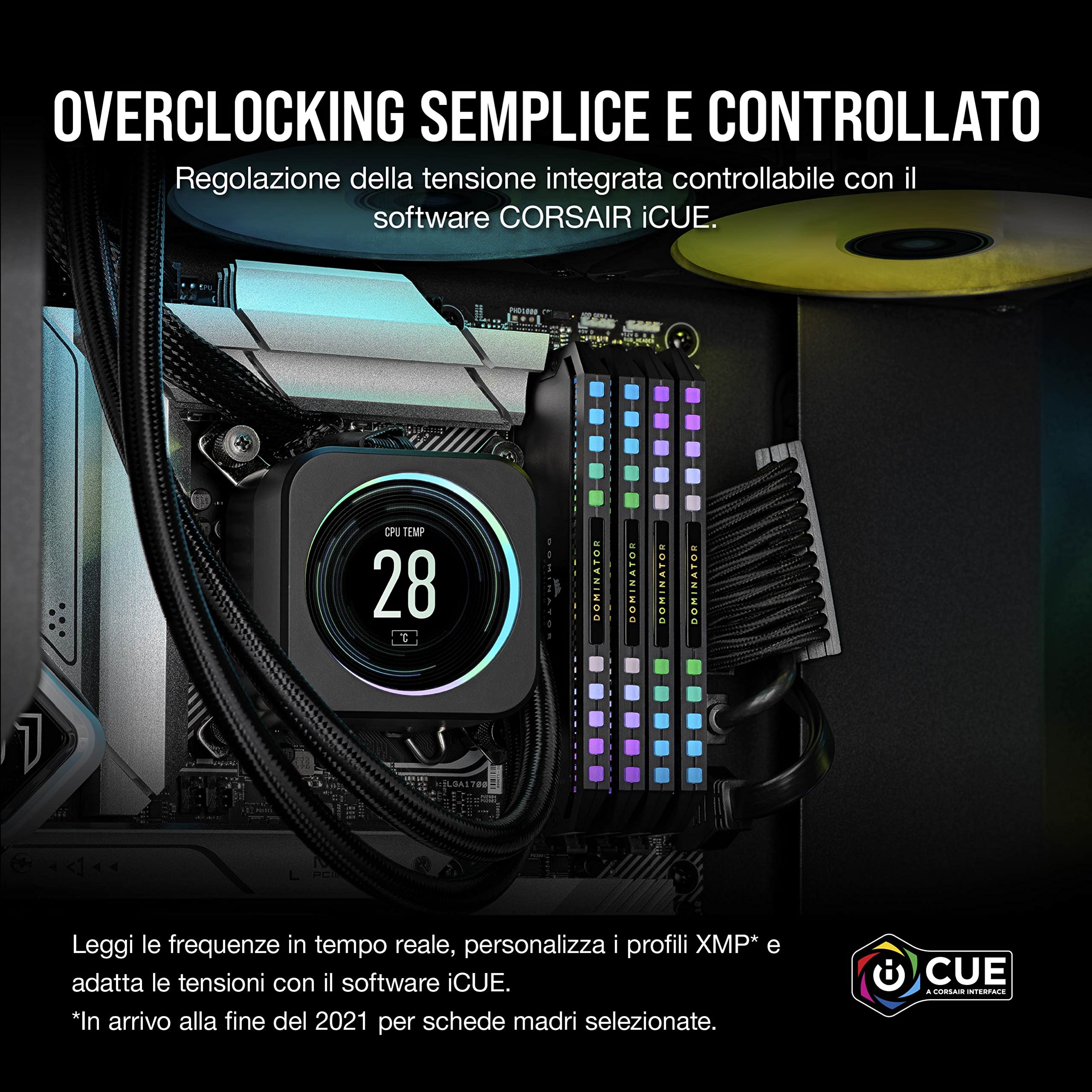 corsair-dominator-platinum-rgb-ddr5-32gb-2x16gb-5200mhz-cl40-intel-xmp-nero image 6