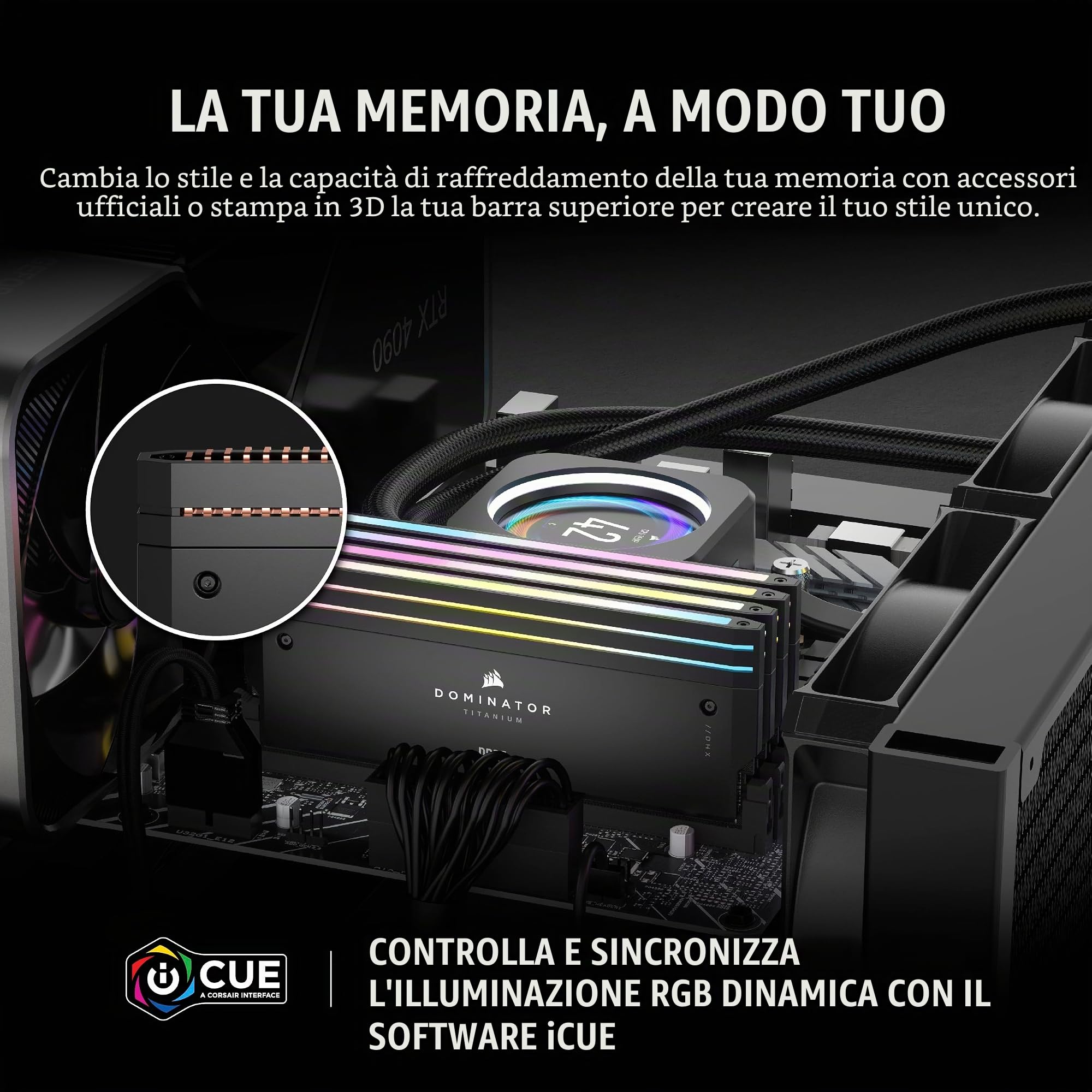 corsair-dominator-titanium-rgb-ddr5-96gb-2x48gb-7000mhz-cl40-intel-xmp-nero image 4
