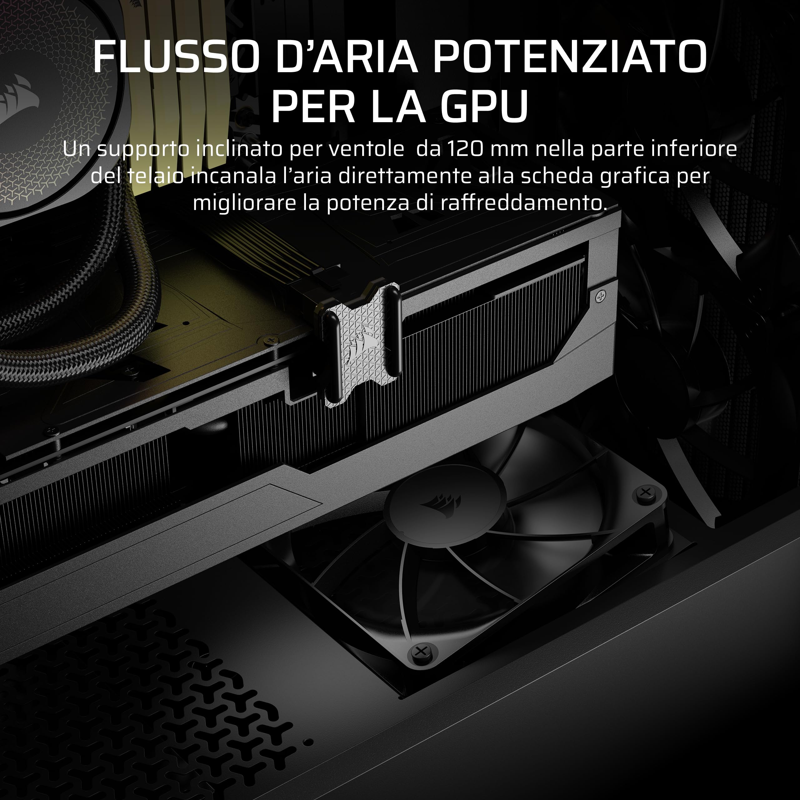 corsair-3200d-rs-case-pc-mid-tower-nero-con-3-ventole-rs120-e-radiatore-360mm image 4