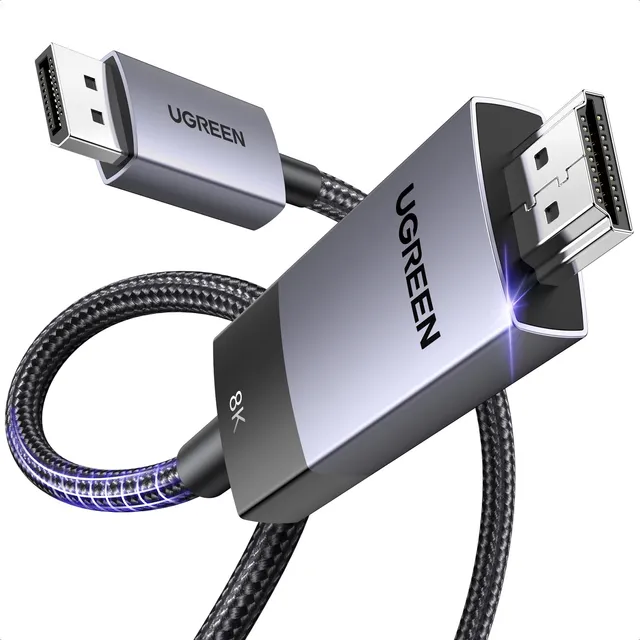 ugreen-cavo-displayport-a-hdmi-2-1-8k-60hz-2m-unidirezionale image 1