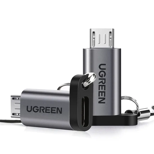 ugreen-adattatore-micro-usb-a-usb-c-con-ricarica-rapida-qc-confezione-da-2 image 1
