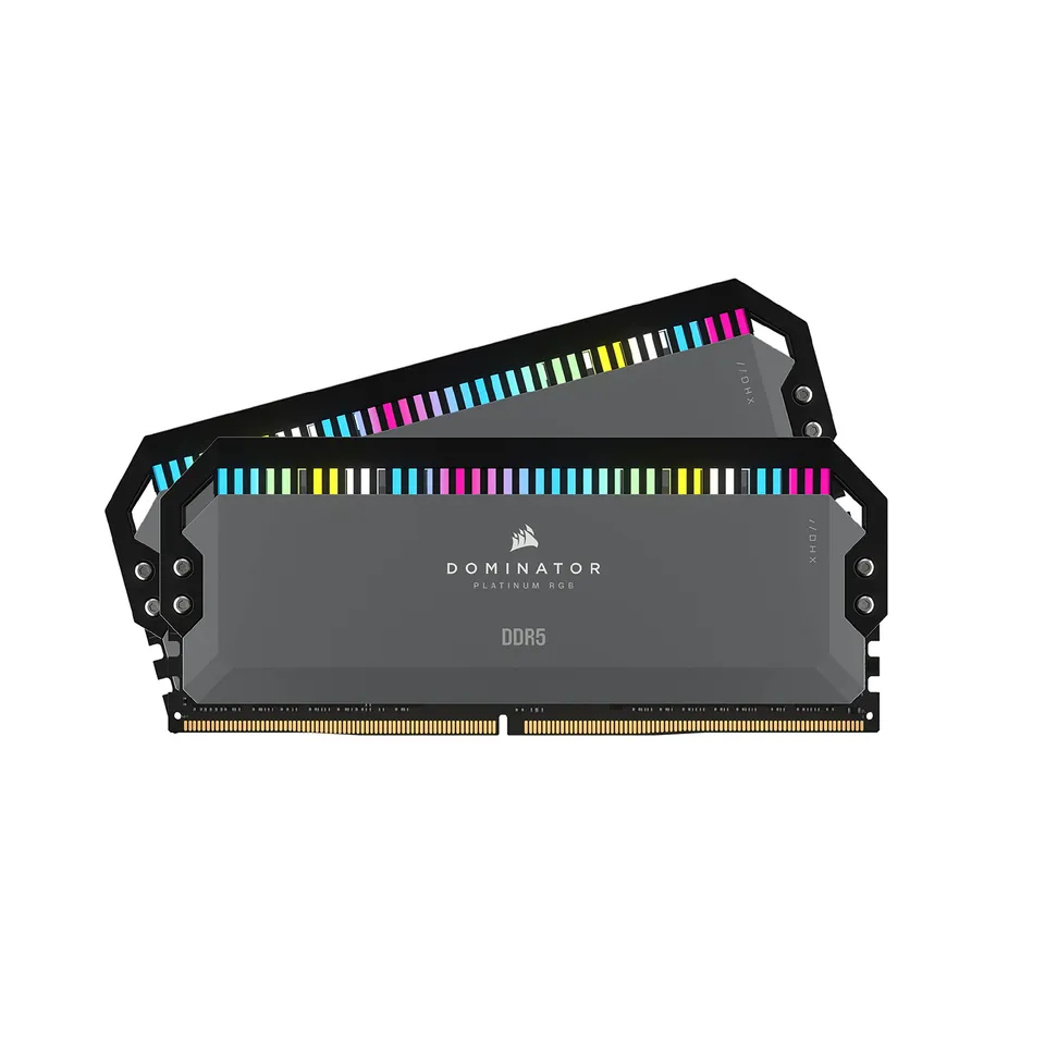 corsair-dominator-platinum-rgb-ddr5-64gb-2x32gb-5200mhz-cl40-grigio-amd-expo image 1