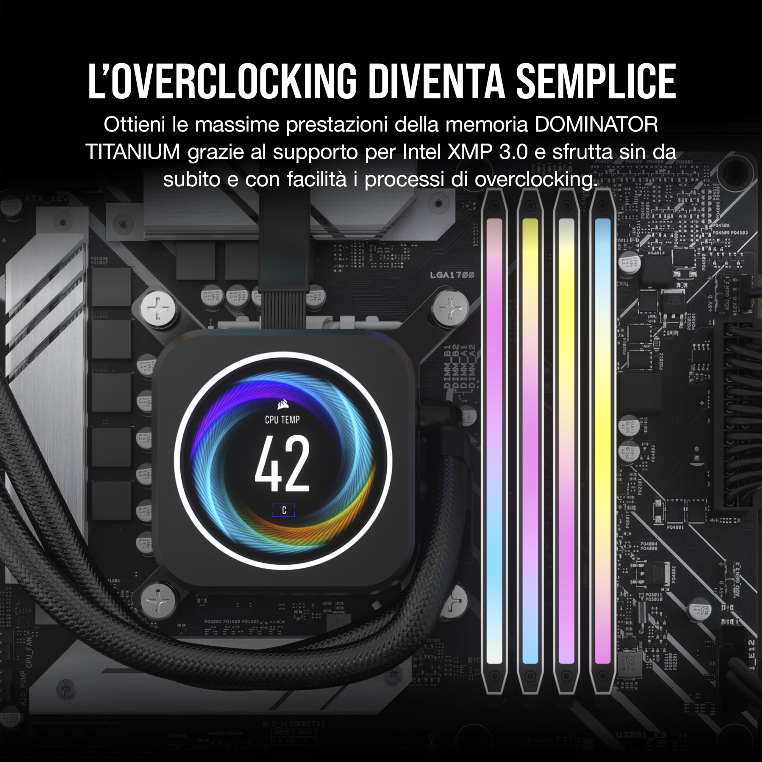 corsair-dominator-titanium-rgb-ram-ddr5-32gb-2x16gb-6600mhz-cl32-intel-xmp-bianc image 5