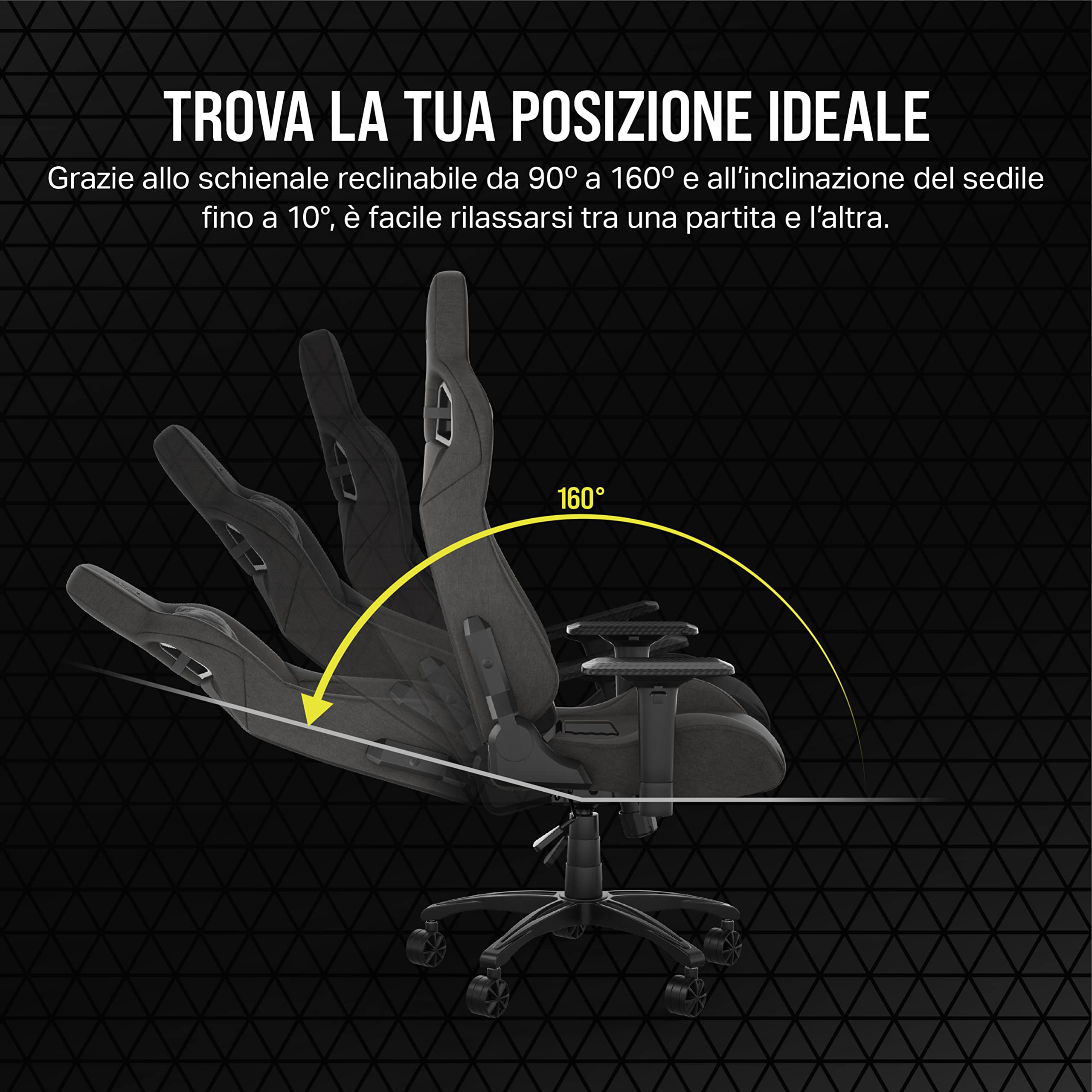 corsair-t3-rush-sedia-gaming-tessuto-2023-carbone image 8