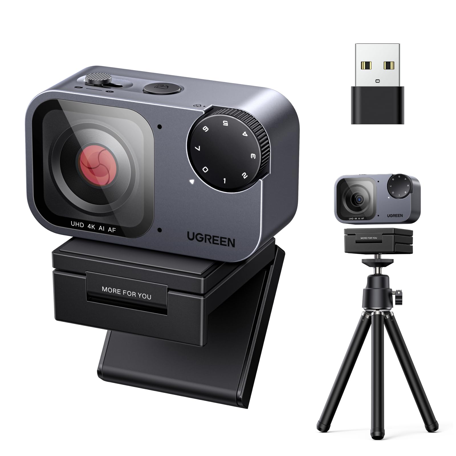 ugreen-finecam-pro-webcam-4k-30fps-con-sensore-1-2-e-controllo-gestuale-ai image 1