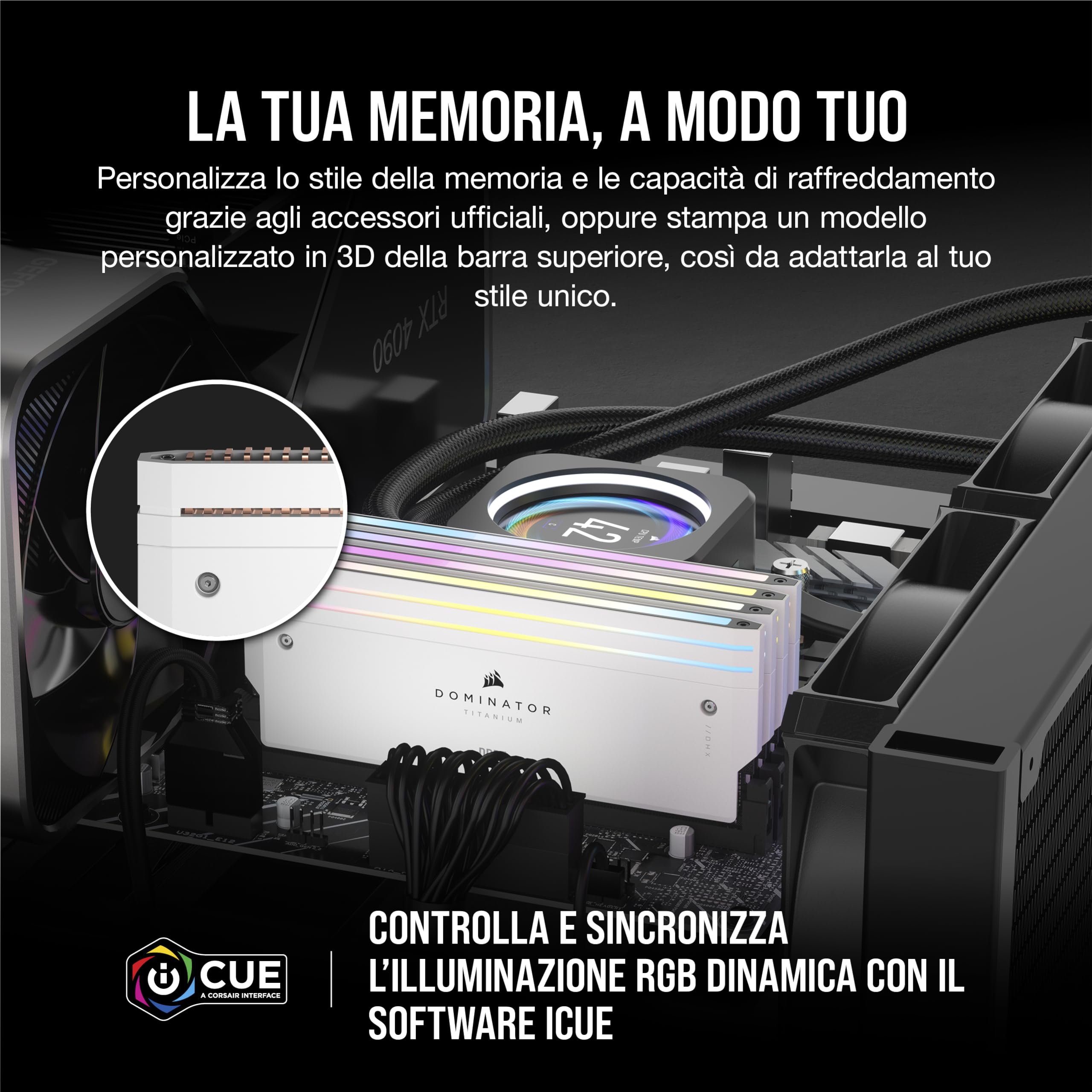 corsair-dominator-titanium-rgb-ram-ddr5-32gb-2x16gb-6600mhz-cl32-intel-xmp-bianc image 4