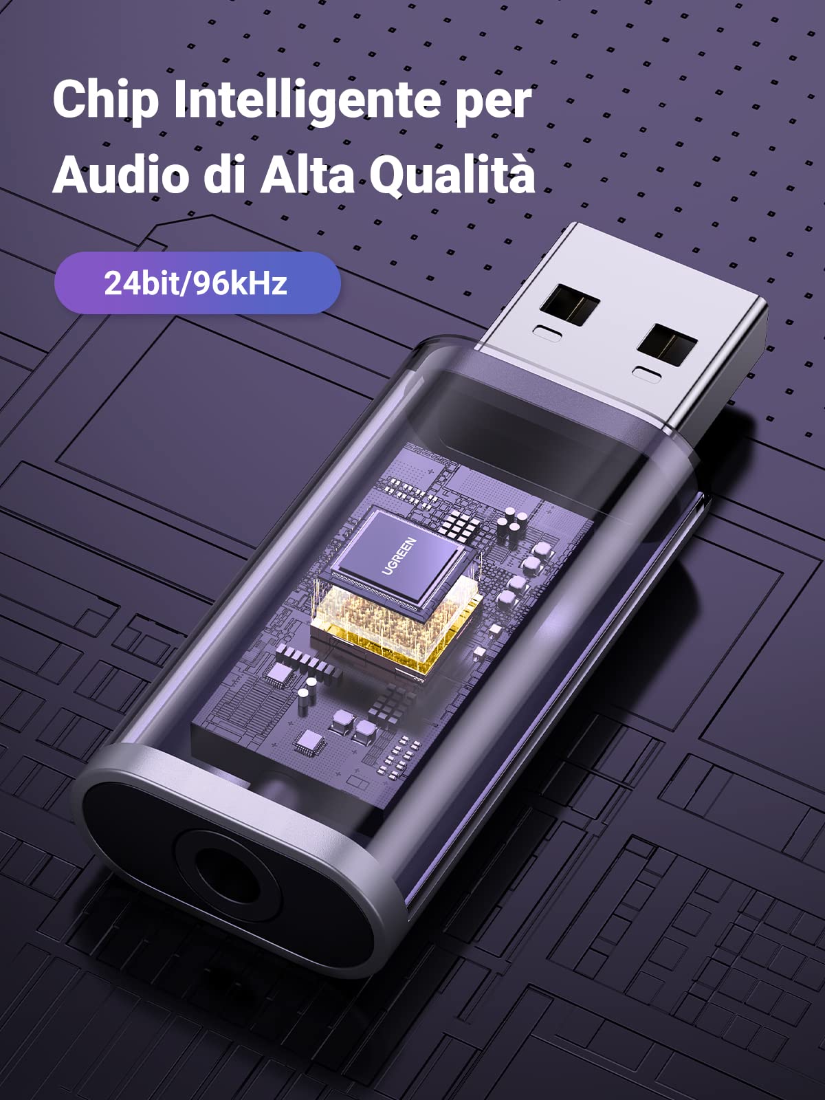 ugreen-scheda-audio-esterna-usb-in-alluminio-a-jack-3-5mm image 6