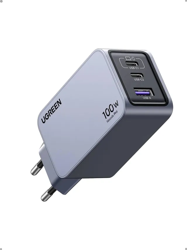 ugreen-nexode-pro-100w-caricatore-usb-c-gan-rapido-3-porte-pd-3-0-pps-45w image 1