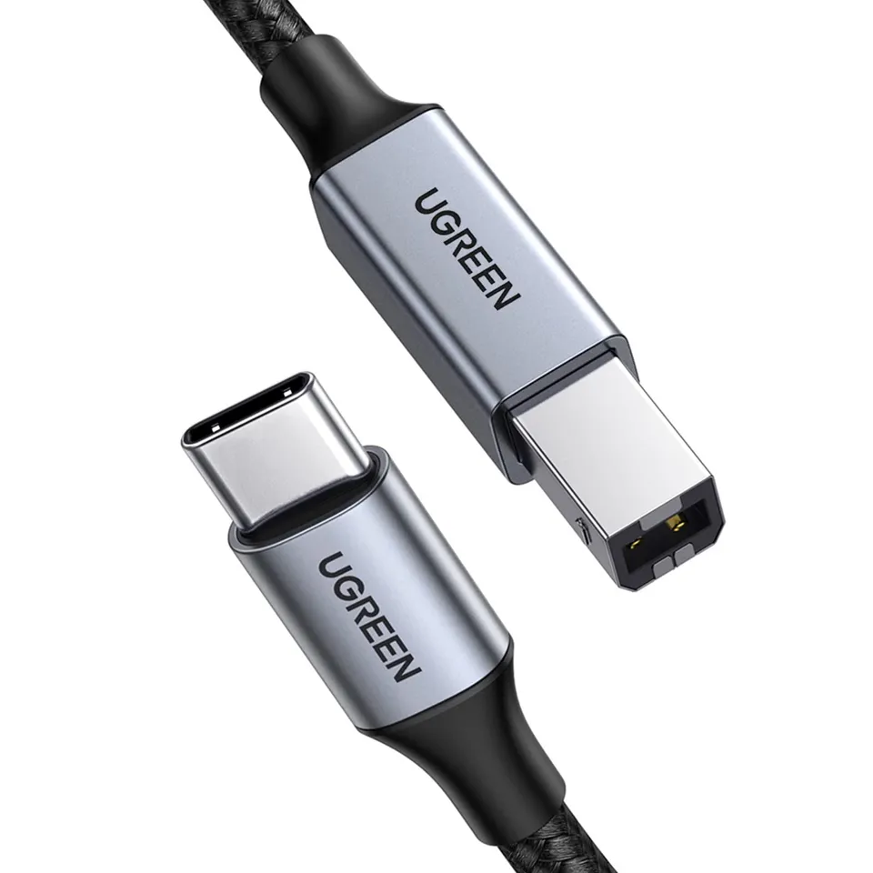 ugreen-cavo-stampante-usb-c-a-usb-b-nylon-1m image 1