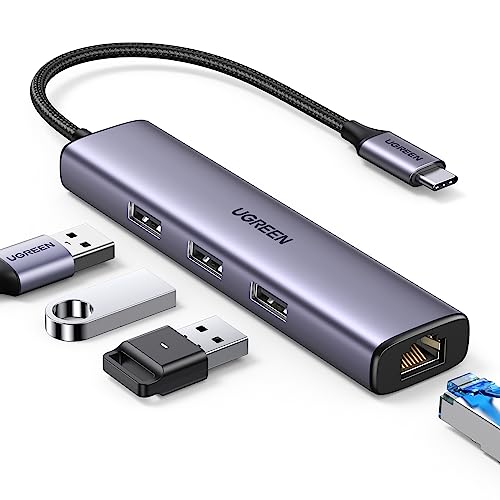 ugreen-hub-usb-c-ethernet-gigabit-4-in-1-con-3-porte-usb-a-usb-3-0-adattatore-la image 8