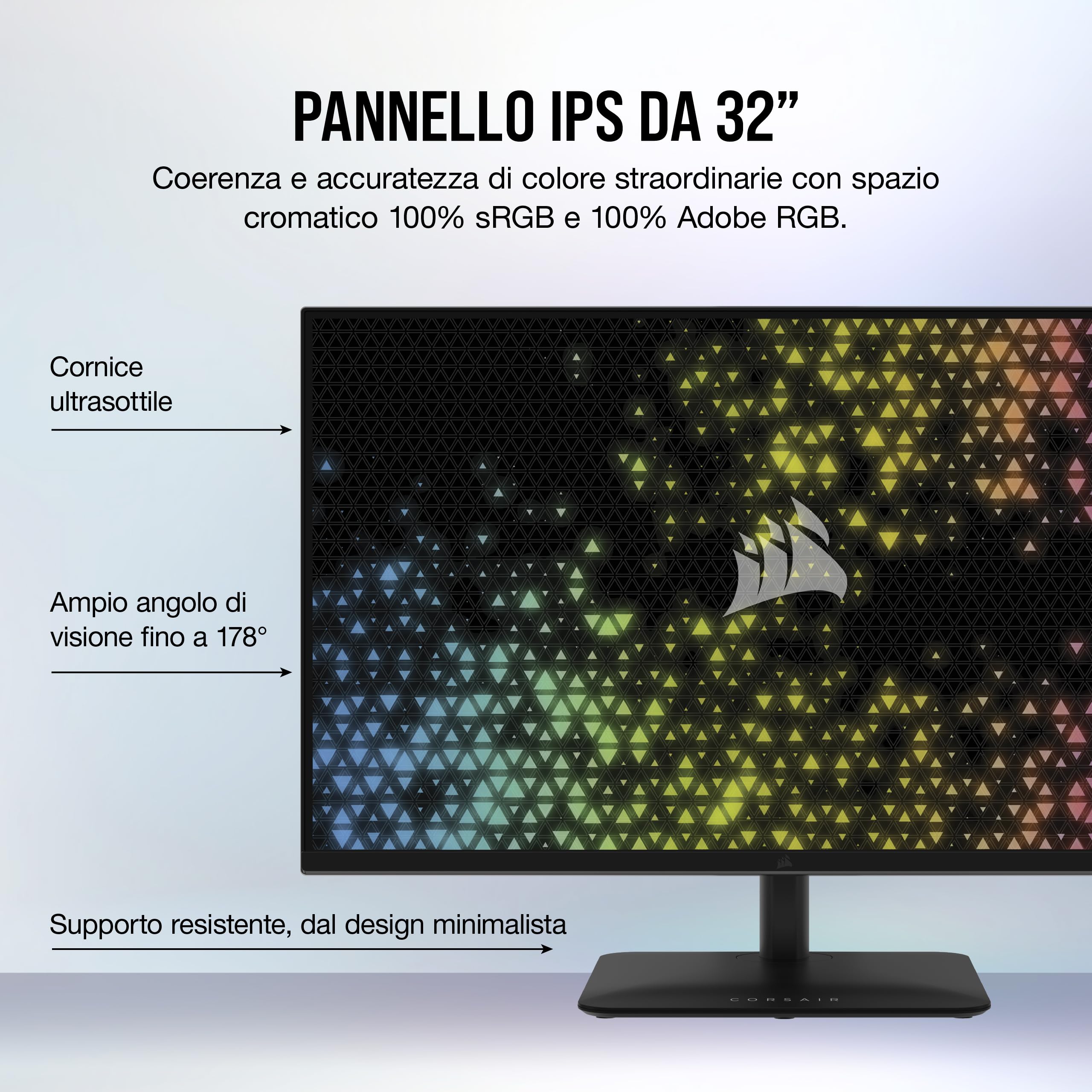 corsair-xeneon-315qhd165-monitor-gaming-ips-qhd-31-5-165hz-1ms-nero image 4