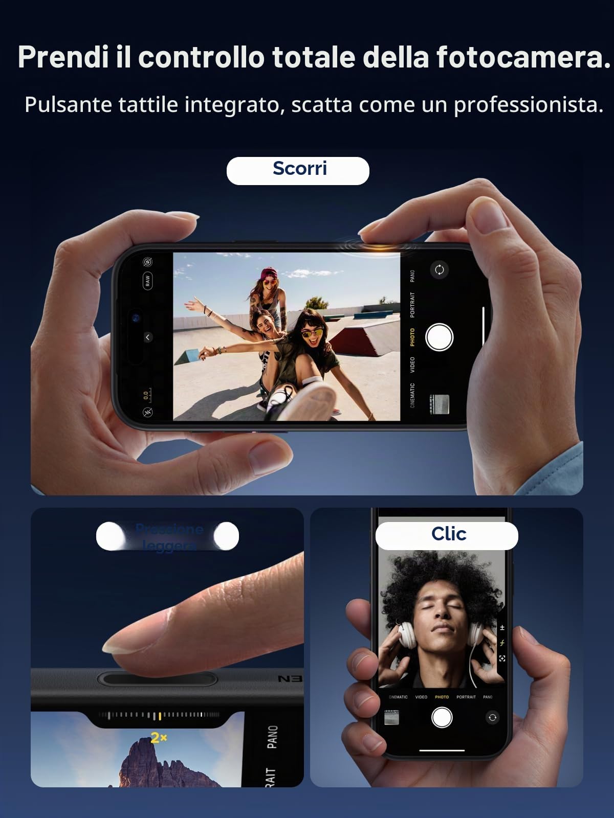 ugreen-custodia-magsafe-per-iphone-17-pro-cover-antiurto-trasparente-con-36-magn image 6