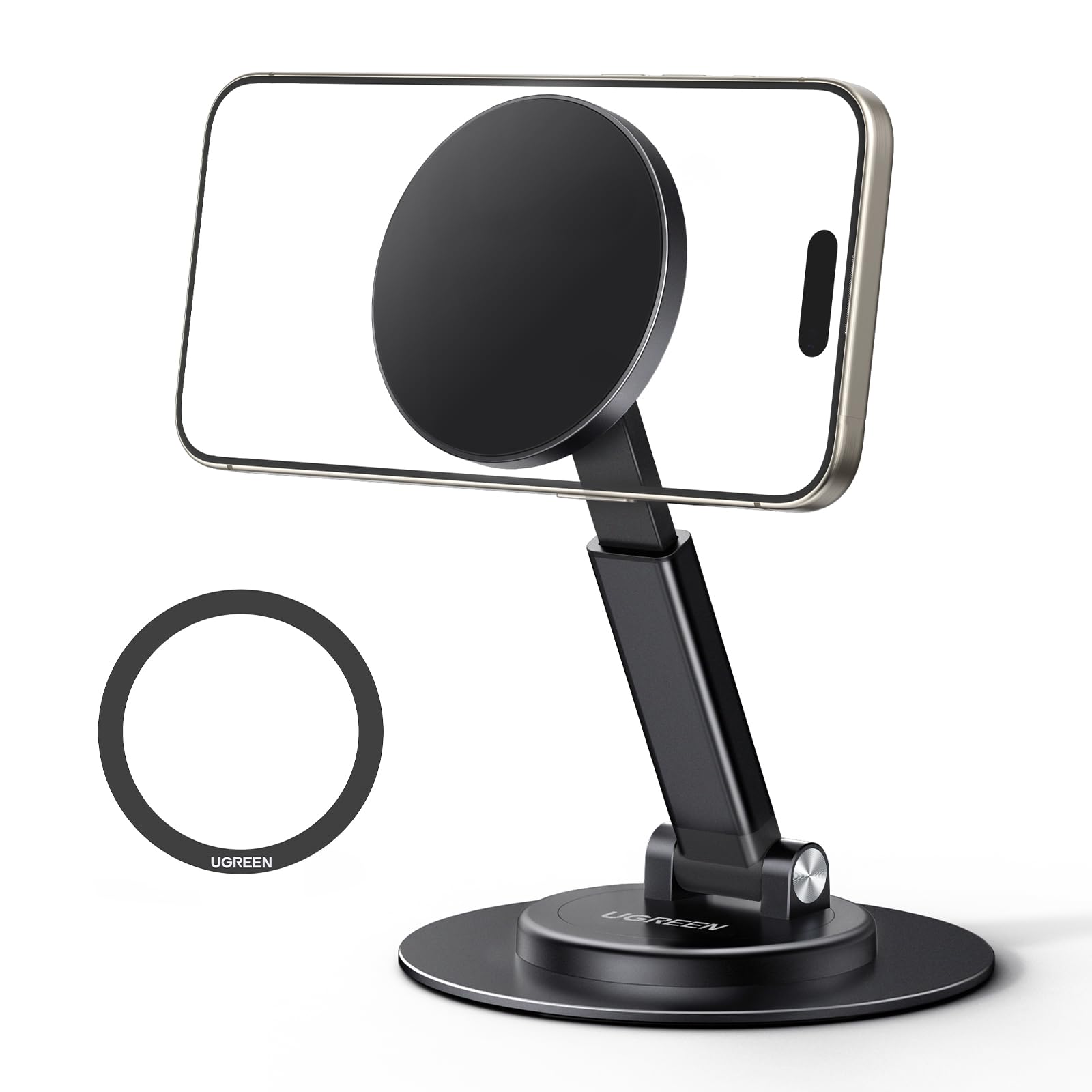 ugreen-supporto-magnetico-da-tavolo-per-iphone-magsafe-nero image 1