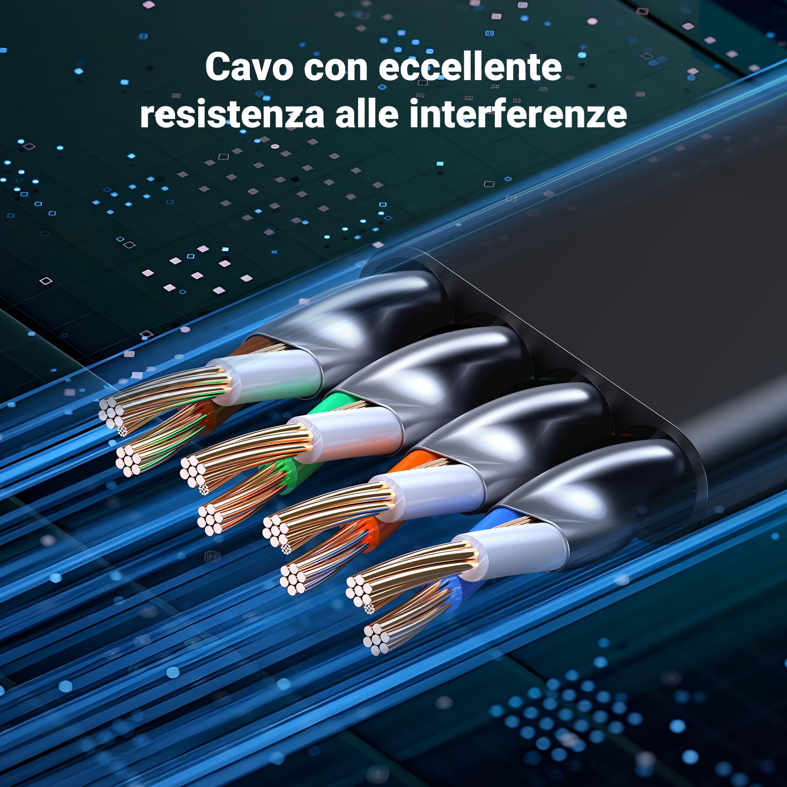 ugreen-cavo-ethernet-cat-8-piatto-5m-40gbps-2000mhz-rj45-poe-schermato image 5