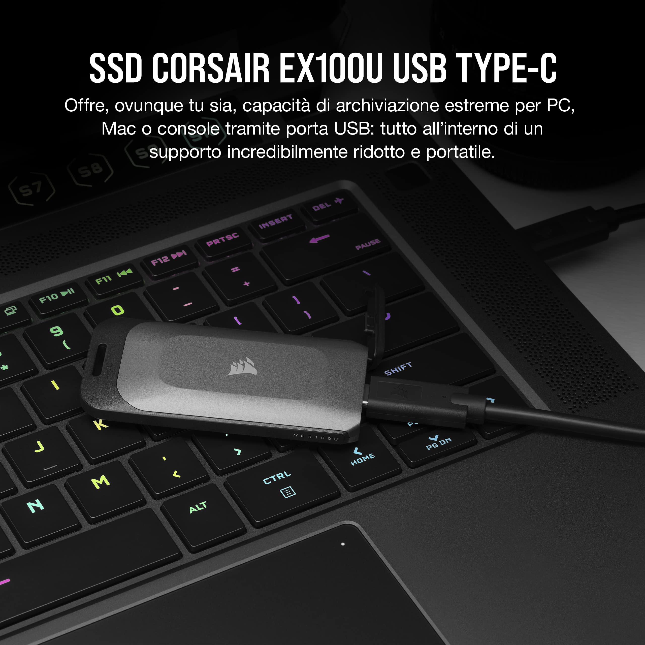 corsair-ex100u-4tb-ssd-portatile-usb-c-20gbps-1600mb-s-nero image 2