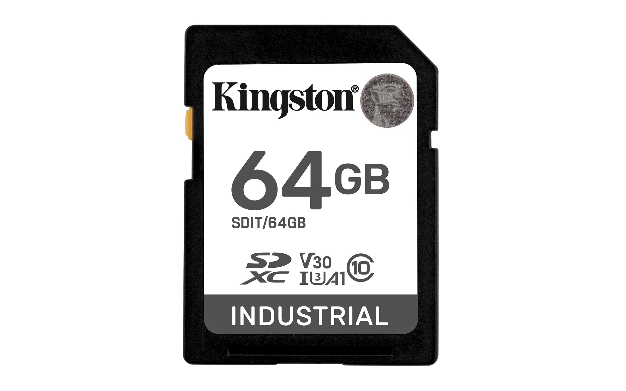 kingston-industrial-sdxc-64gb-class-10-uhs-i-u3-v30-a1-memoria-sd image 1