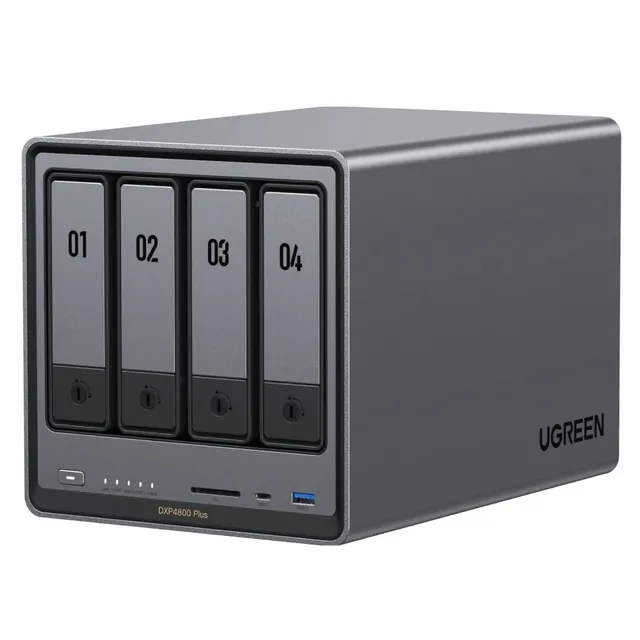 ugreen-nasync-dxp4800-plus-nas-4-bay-16tb-con-4x-wd-4tb-hdd image 1