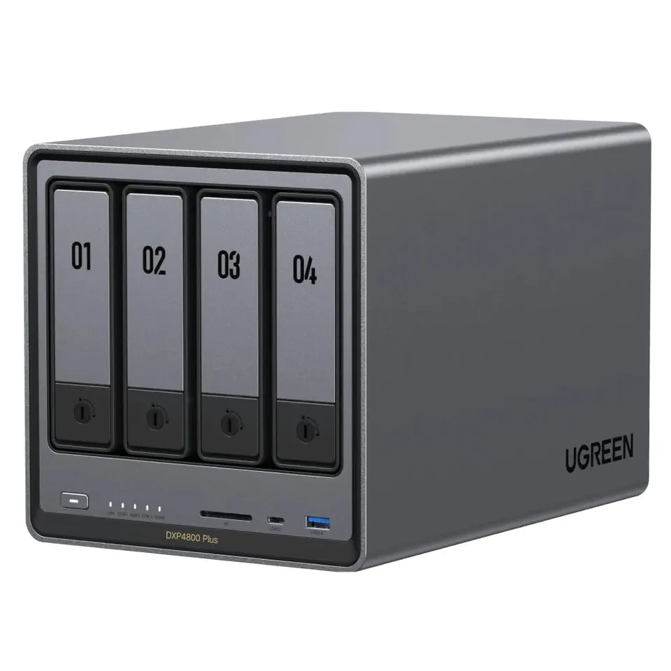 ugreen-nasync-dxp4800-plus-nas-4-bay-16tb-con-4x-wd-4tb-hdd image 1
