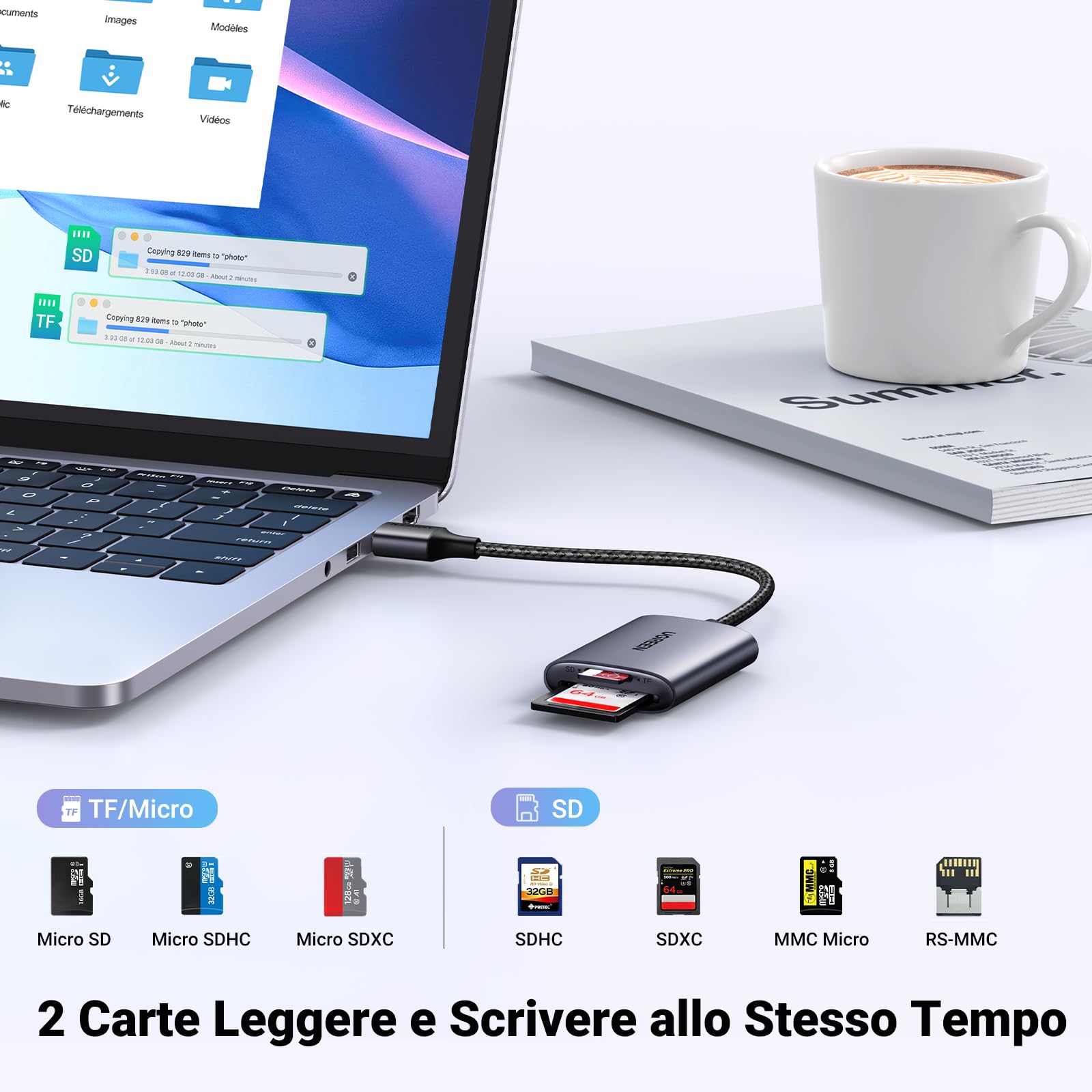 ugreen-lettore-schede-sd-microsd-usb-3-0-5gbps-in-alluminio image 3