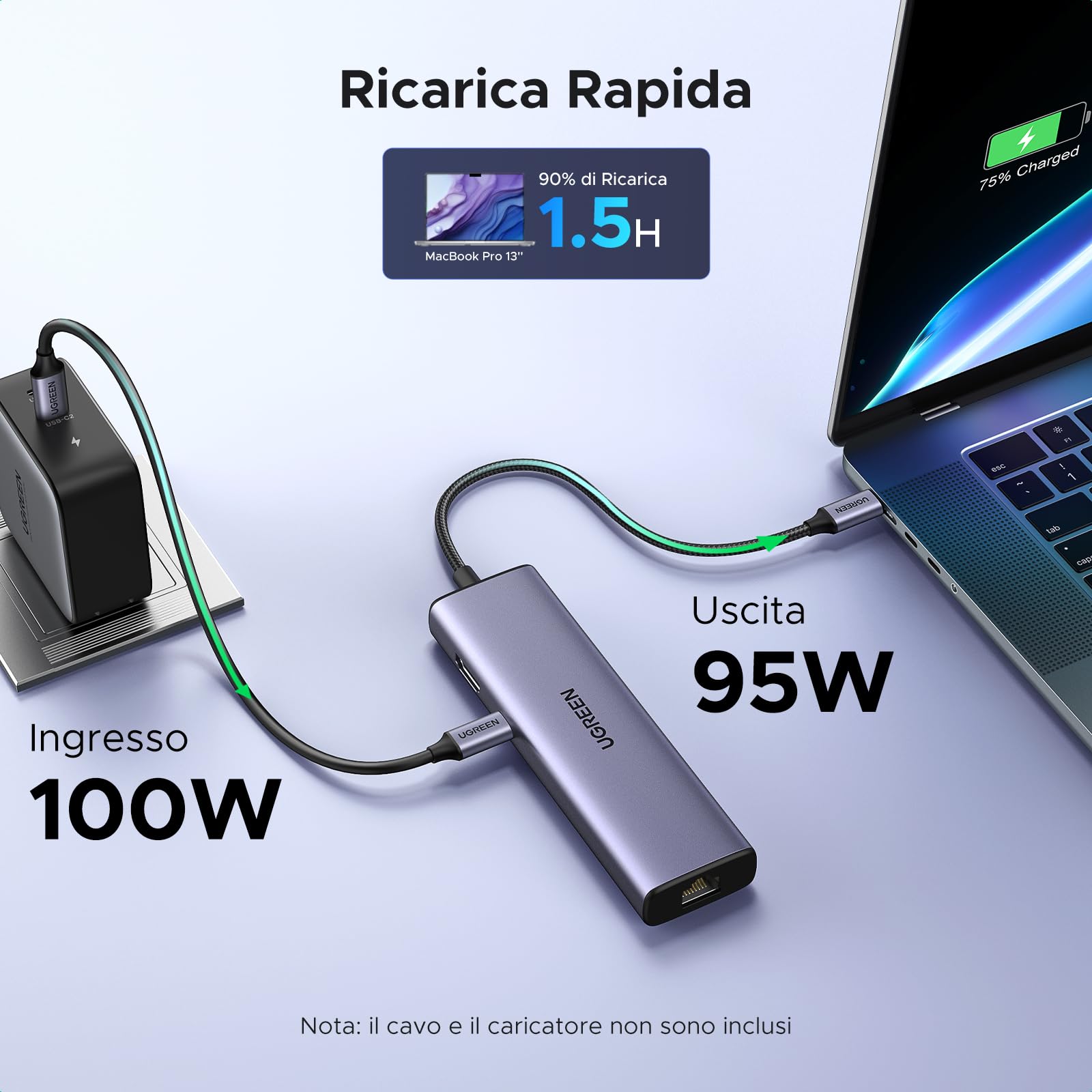 ugreen-revodok-1061-hub-usb-c-6-in-1-con-hdmi-4k-ethernet-gigabit-e-pd-100w image 4