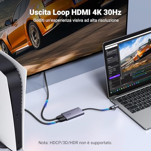 ugreen-scheda-di-acquisizione-video-hdmi-4k-30hz-con-loopout image 8