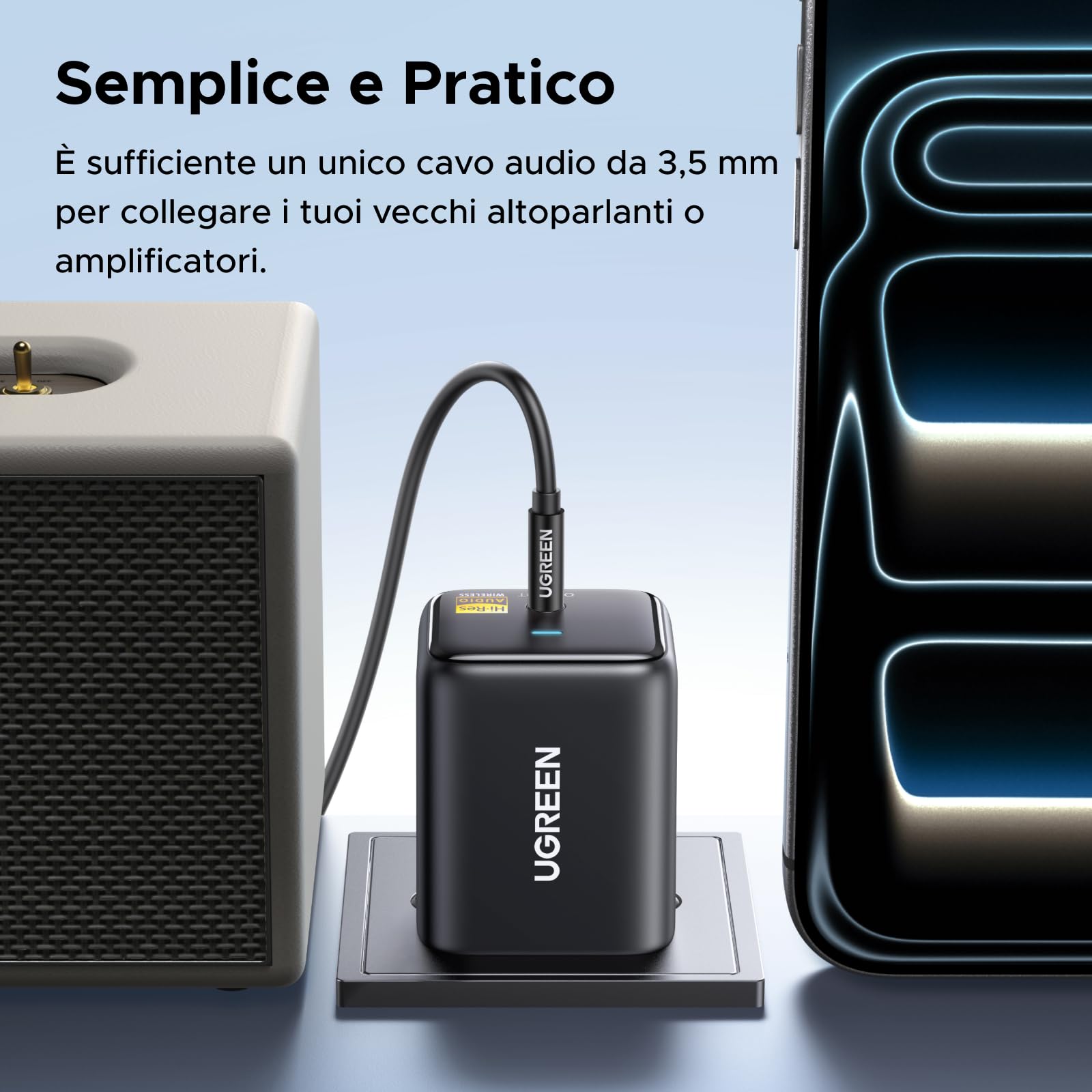 ugreen-ricevitore-bluetooth-6-0-ldac-hi-res-con-jack-3-5mm image 8