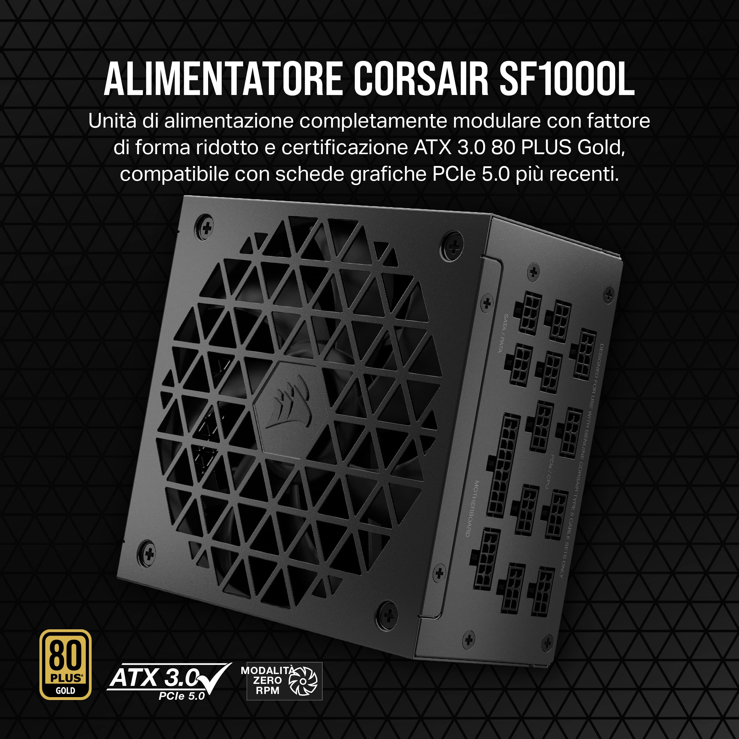 corsair-sf1000l-alimentatore-sfx-l-1000w-modulare-80-plus-gold-atx-3-1 image 2