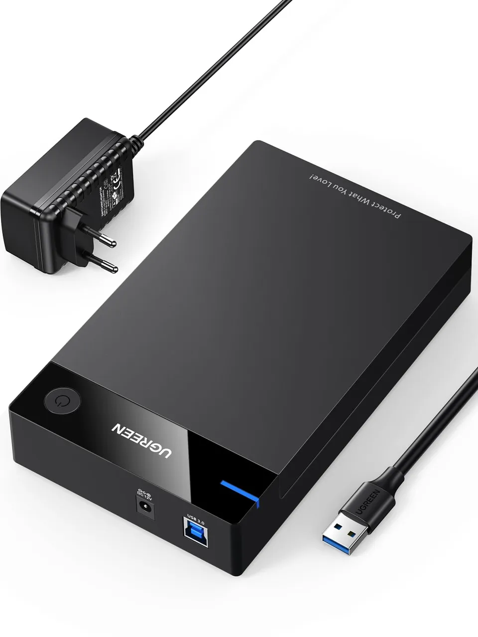 ugreen-case-esterno-hard-disk-3-5-usb-3-0-uasp-5gbps-fino-a-20tb image 1