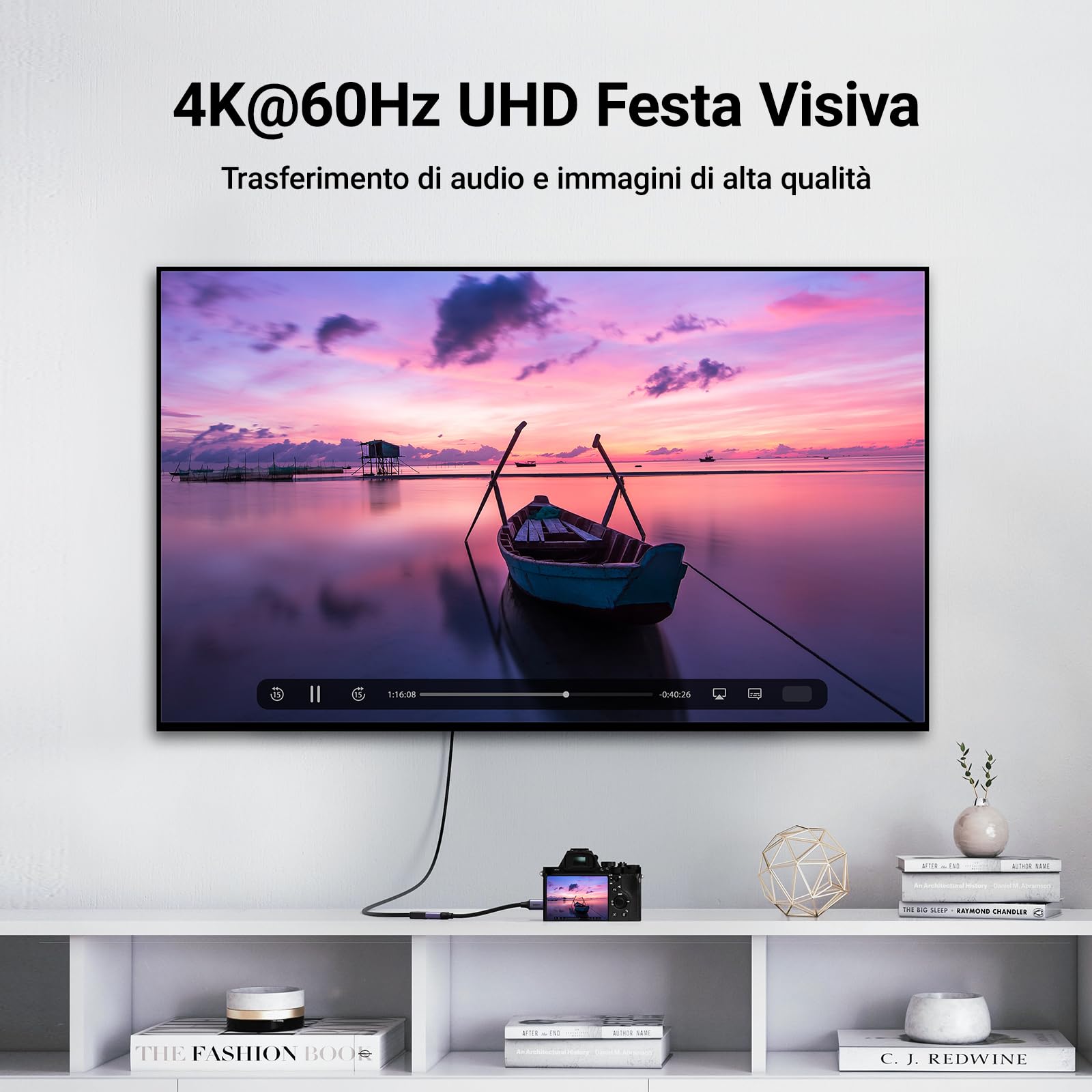 ugreen-adattatore-mini-hdmi-a-hdmi-4k-60hz-cavo-corto-25cm image 4