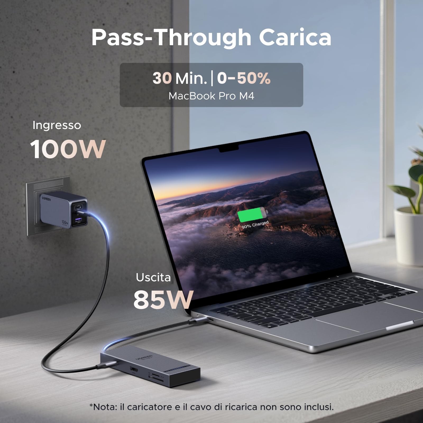ugreen-revodok-pro-108-hub-usb-c-8-in-1-con-hdmi-4k-60hz-10gbps-pd-100w-e-lettor image 5