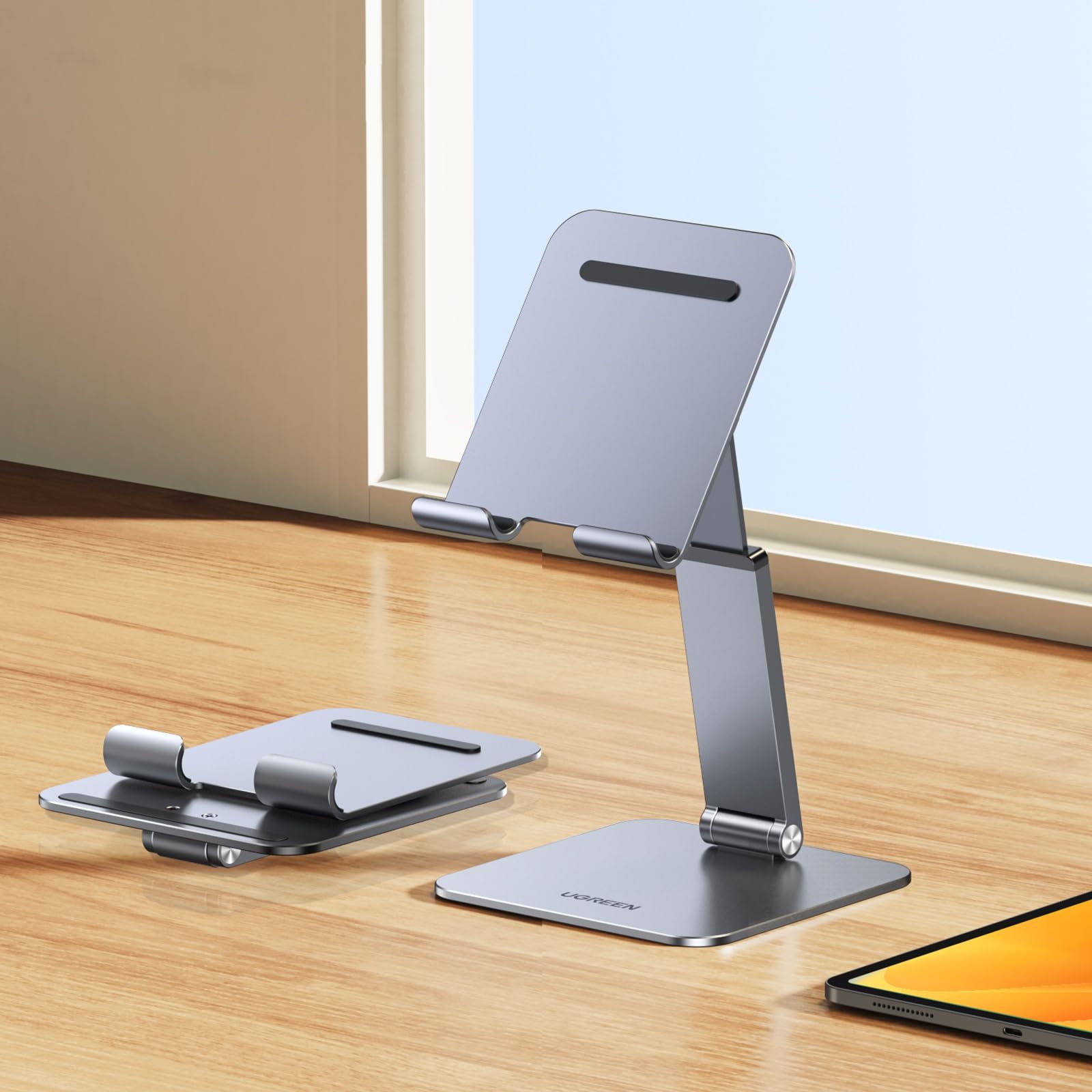 ugreen-supporto-tablet-da-tavolo-in-alluminio-regolabile-porta-ipad-pieghevole-c image 8