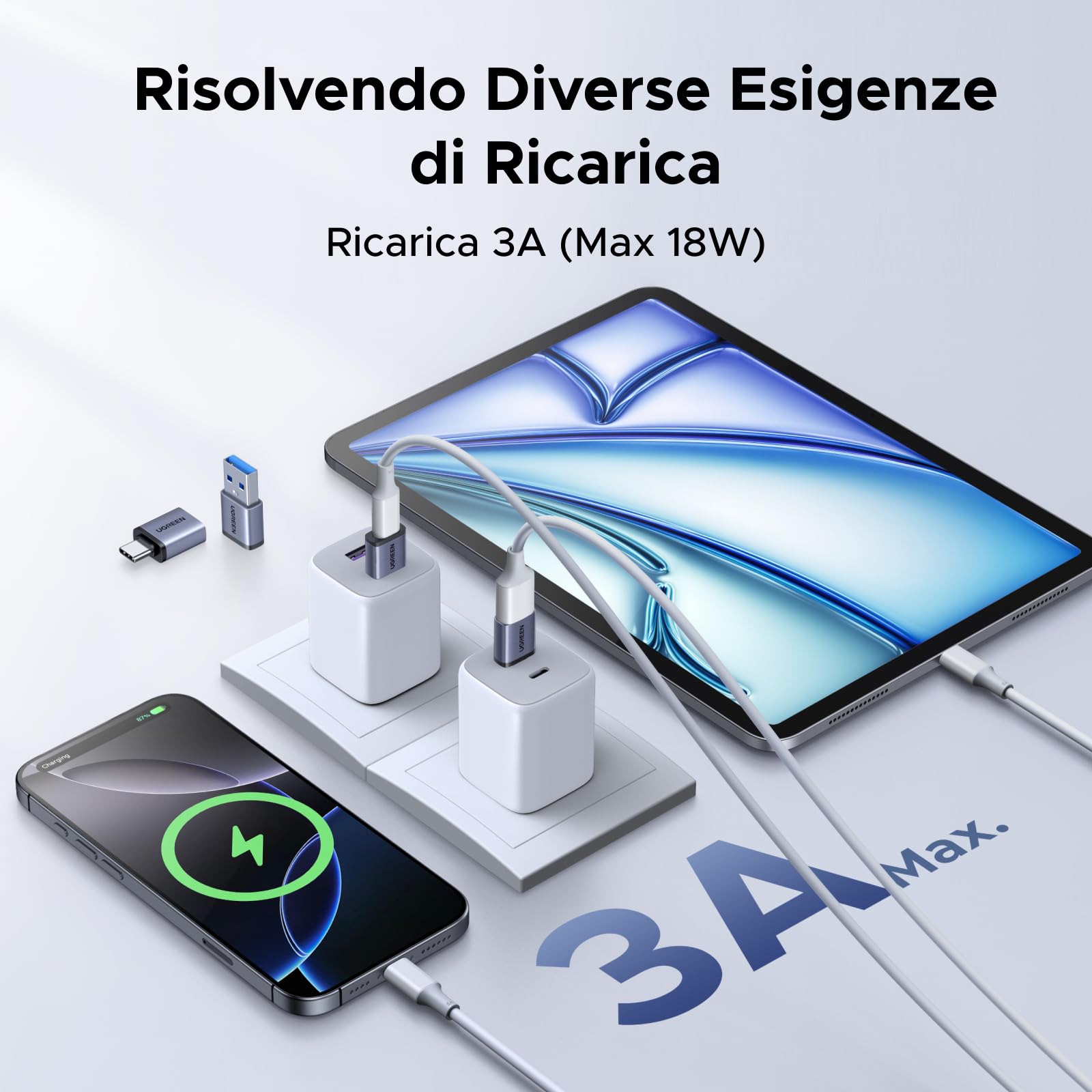 ugreen-adattatore-usb-c-a-usb-a-10gbps-kit-4-pezzi image 3