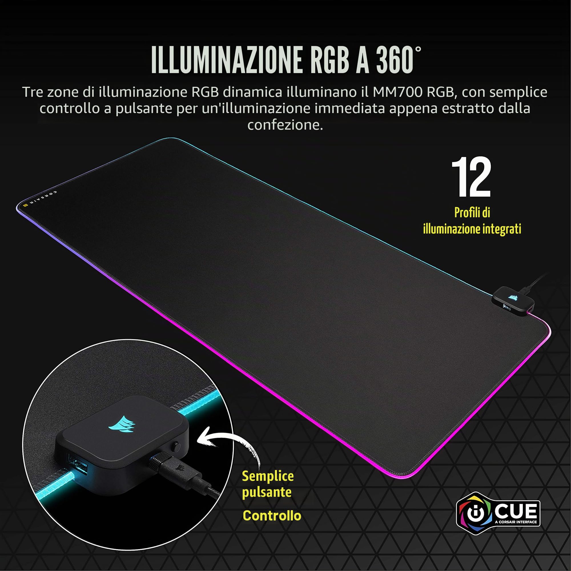 corsair-mm700-rgb-extended-tappetino-mouse-930x400mm-con-hub-usb-nero image 4