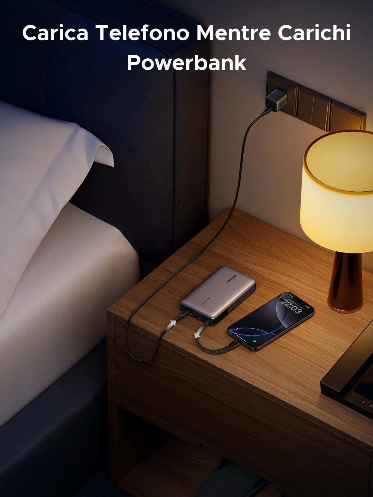 ugreen-nexode-145w-power-bank-20000mah-pd-100w-con-cavo-usb-c-integrato image 8