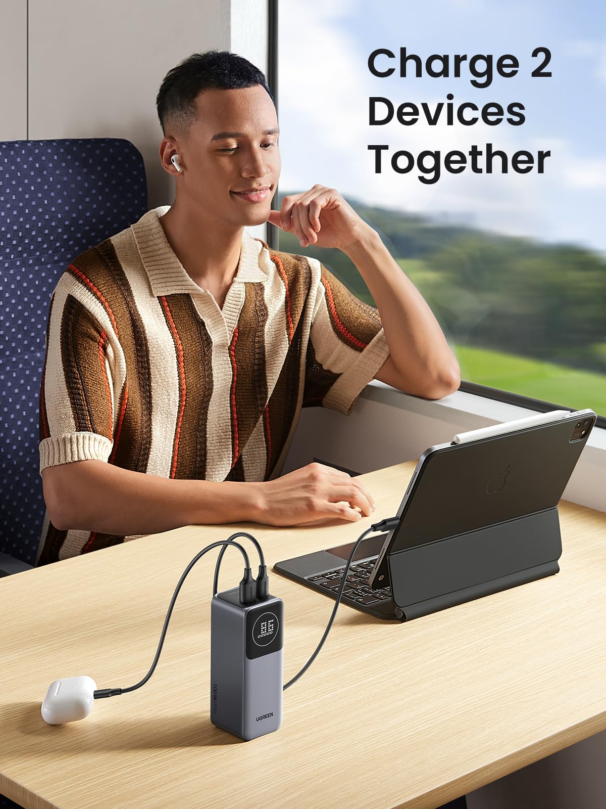 ugreen-nexode-power-bank-12000mah-100w-pd-3-0-con-display image 6