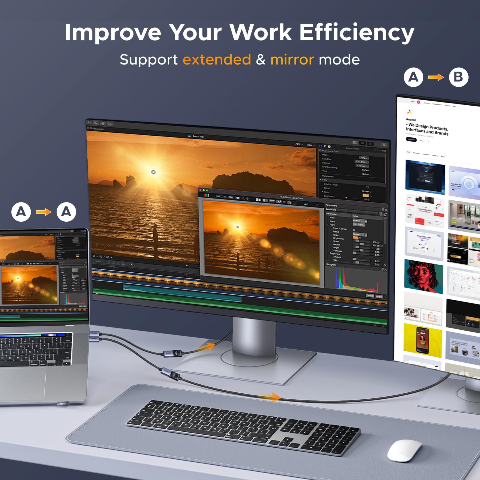 ugreen-adattatore-displayport-a-hdmi-4k-30hz-confezione-da-2-pezzi image 6