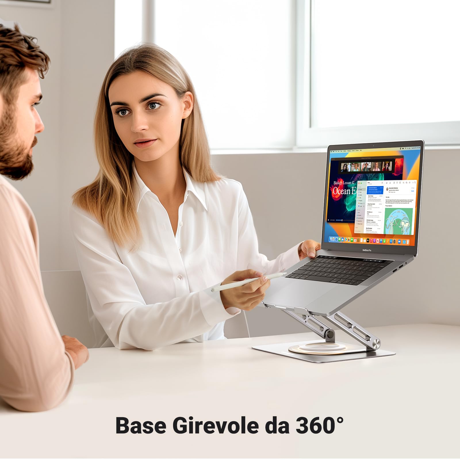 ugreen-supporto-laptop-pieghevole-regolabile-10-17-alluminio-360 image 3