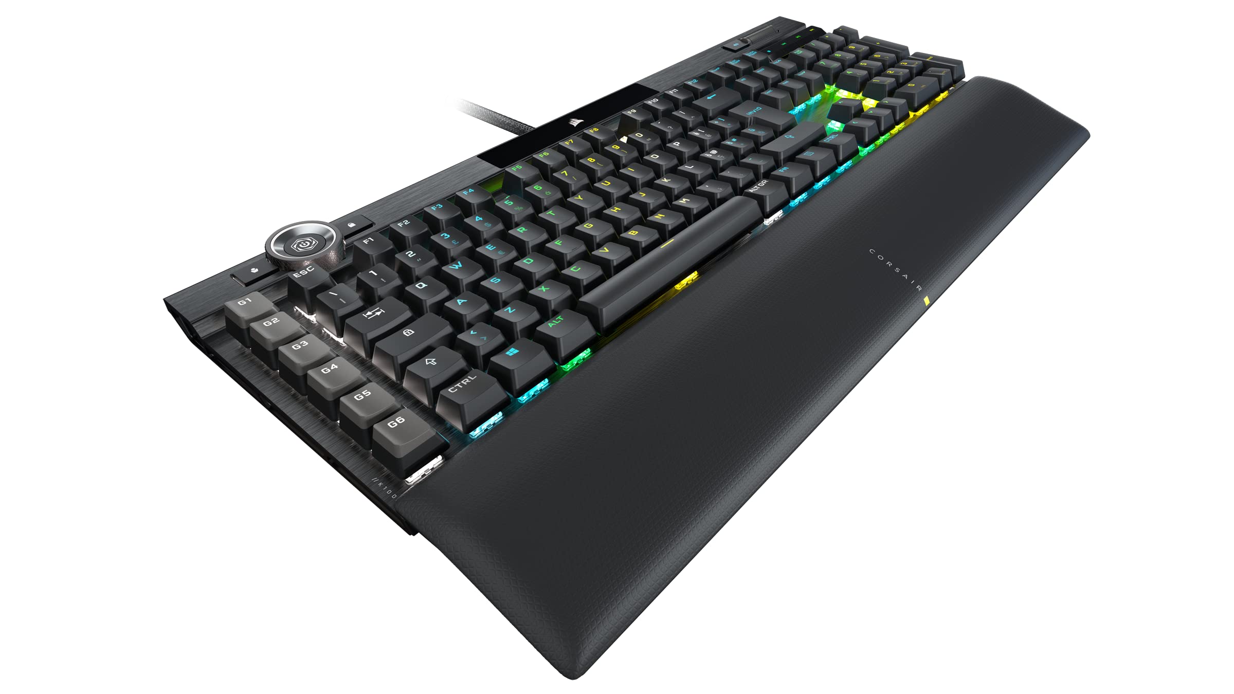 corsair-k100-rgb-tastiera-gaming-opto-meccanica-opx-layout-qwerty-italiano-nero image 3