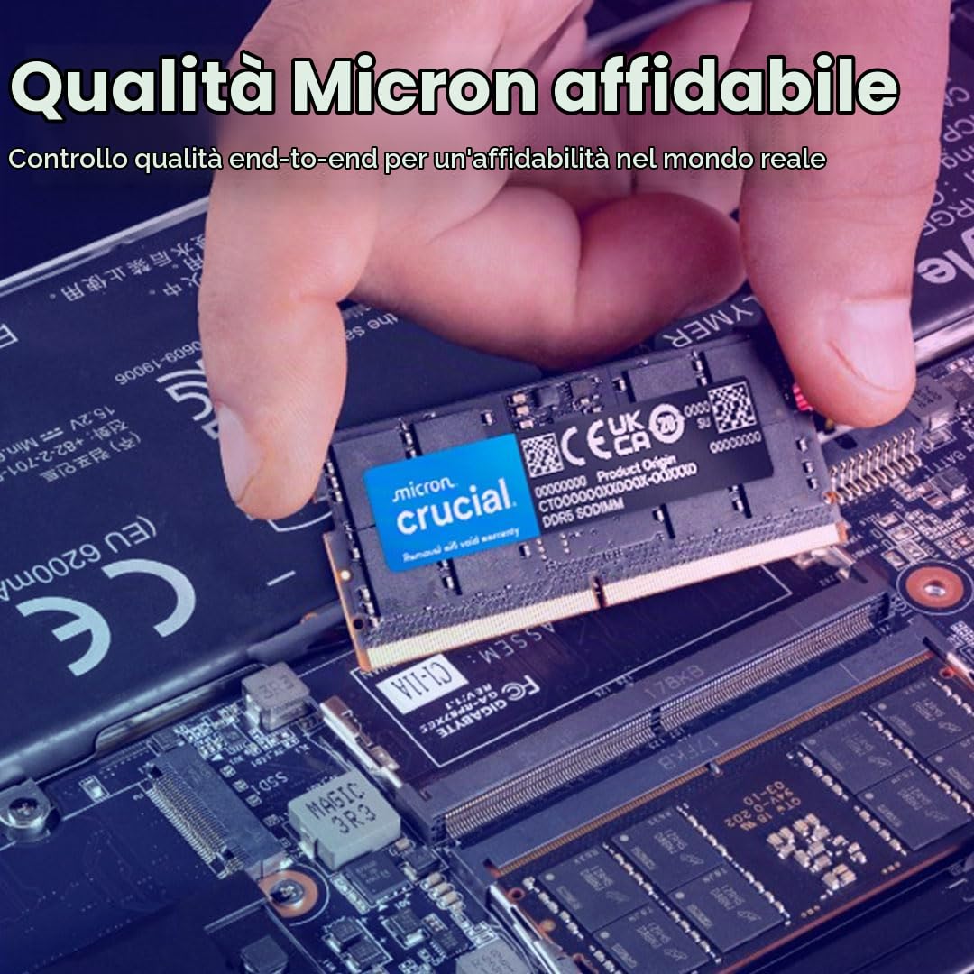 crucial-ram-ddr5-16gb-kit-2x8gb-4800mhz-sodimm-laptop-cl40 image 6